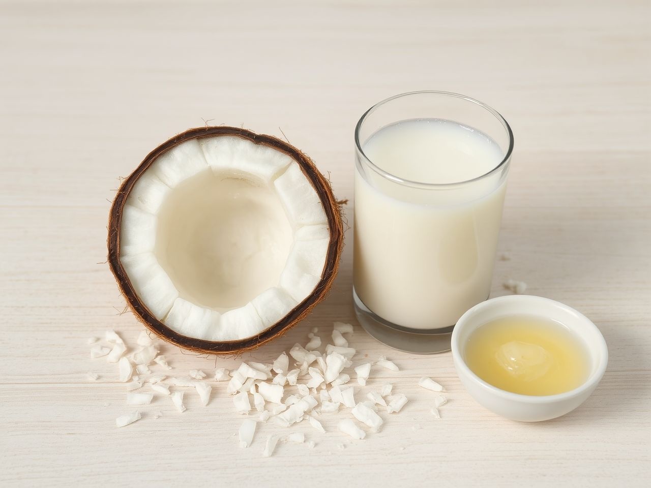 A kókusz gazdag közepes láncú zsírsavakban és antioxidánsokban.