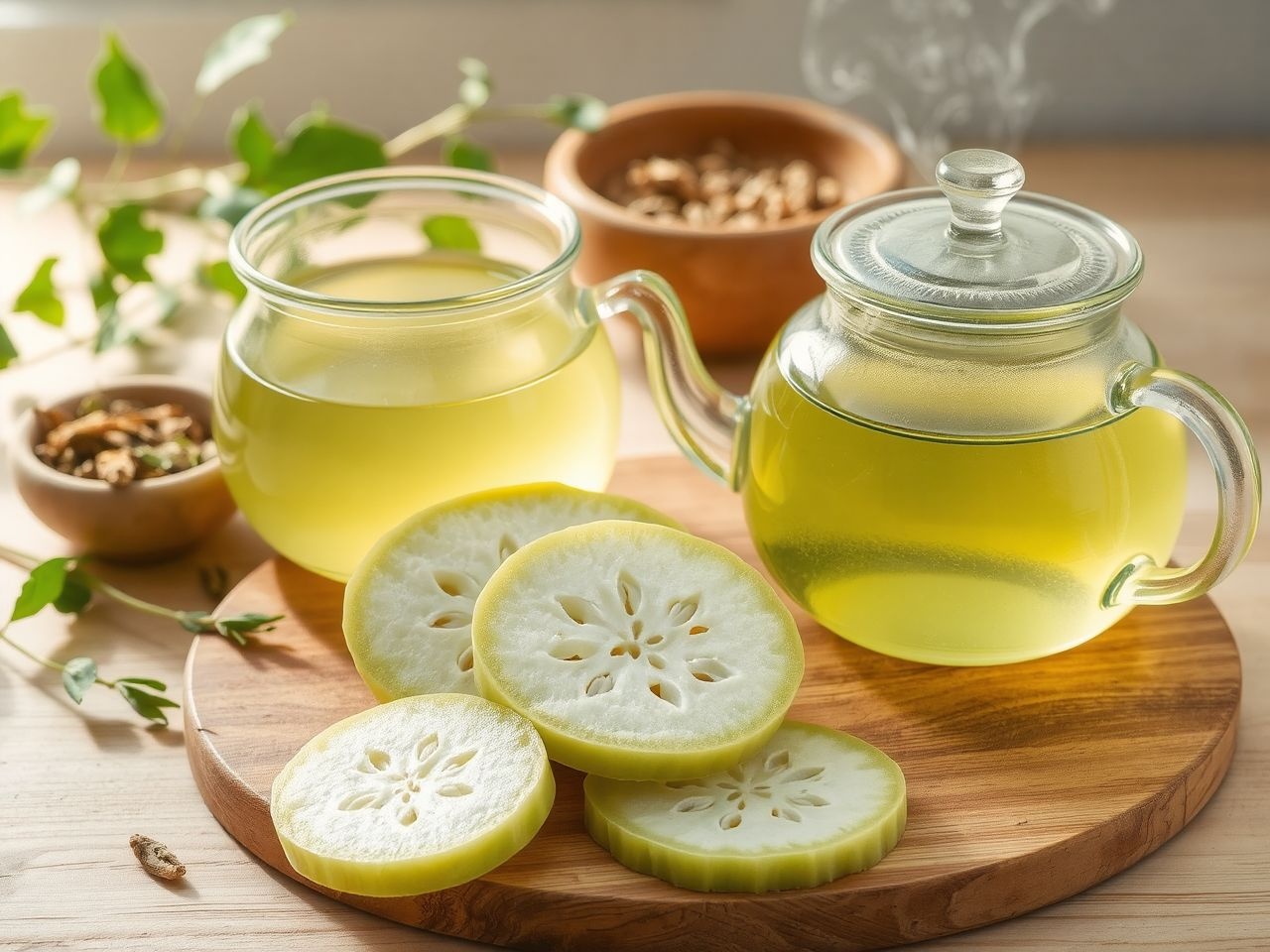 A keserű uborka tea természetes gyulladáscsökkentőként erősíti az immunrendszert.