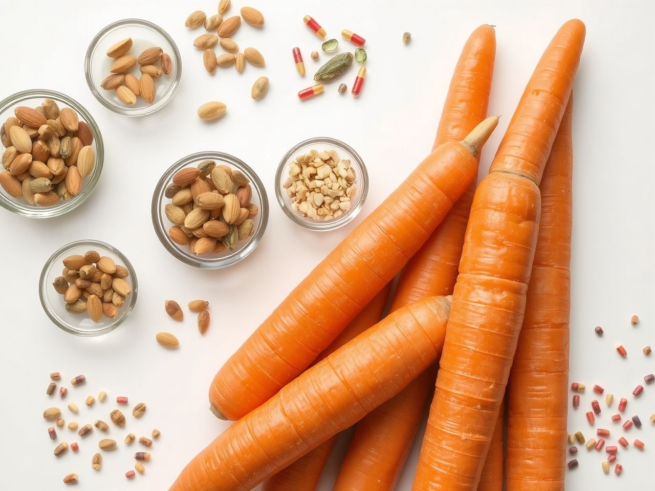 A sárgarépa E-vitamint és biotint is gazdagon tartalmaz.