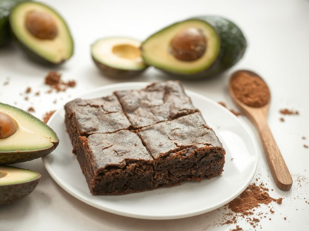 Az avokádó krémessé teszi a brownie-t, íz nélkül.