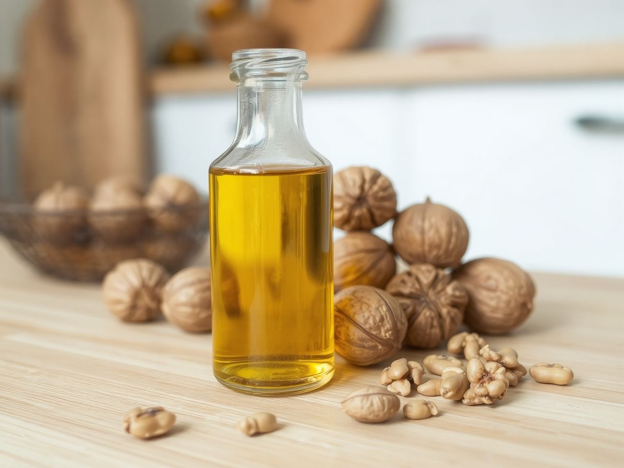 A dióolaj gazdag omega-3 zsírsavakban, erősíti a szívet.
