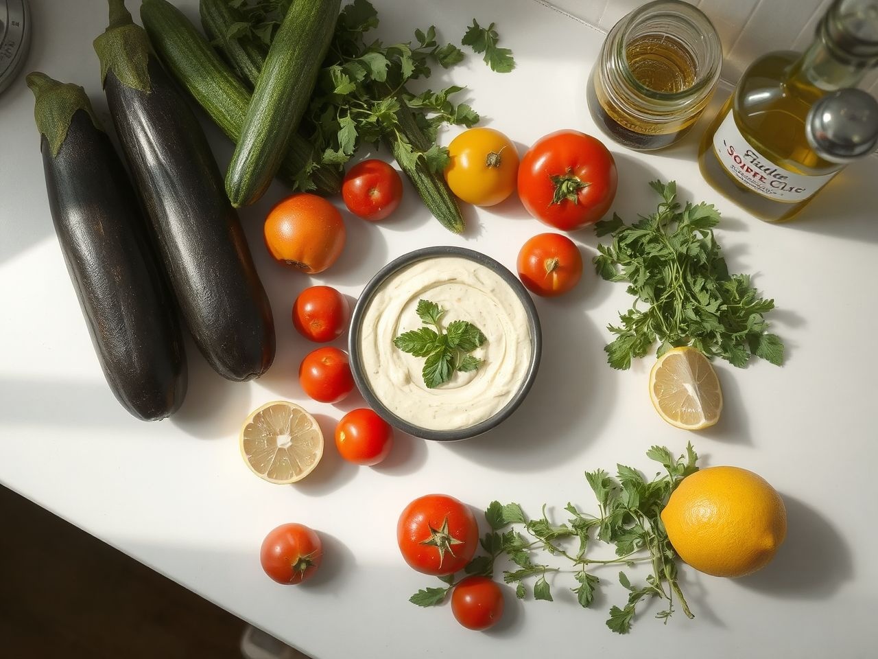 A mediterrán diéta gazdag zöldségkrémekben, tápláló és ízletes.