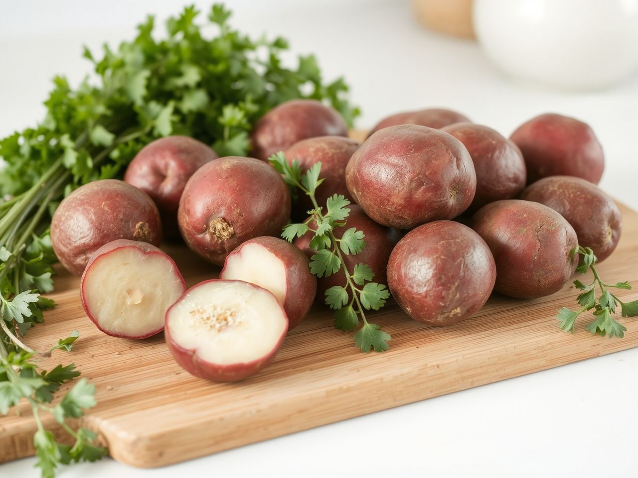 A Merlot burgonya gazdag antioxidánsokban és vitaminokban.