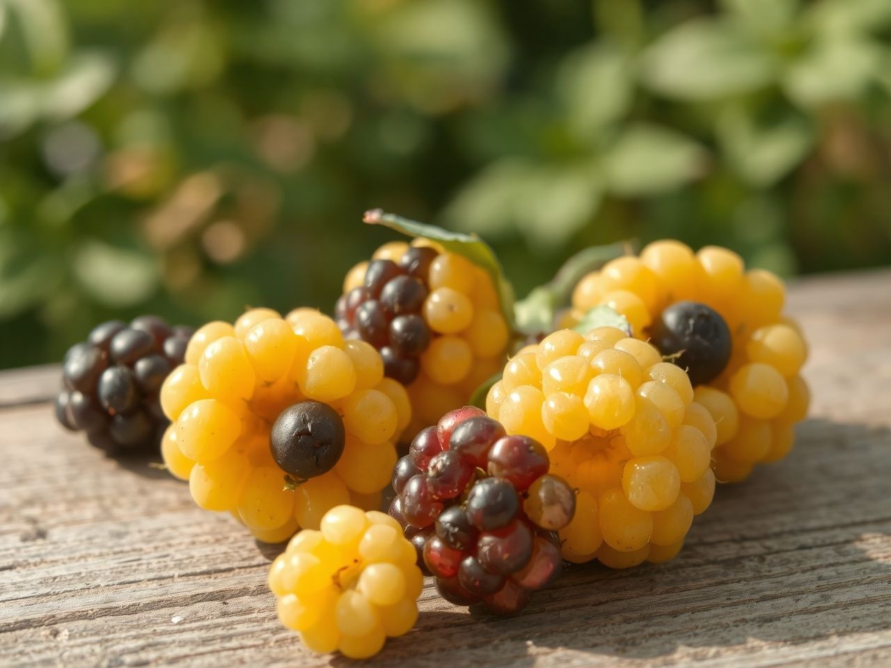 A sárga és fekete málna különleges ízvilággal és antioxidánsokkal gazdag.