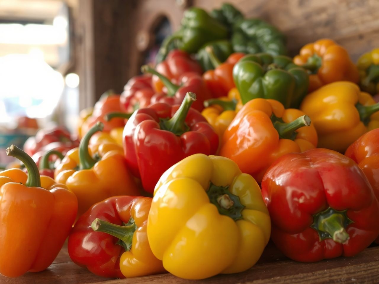 A friss paprika színe és keménysége árulkodik minőségéről.
