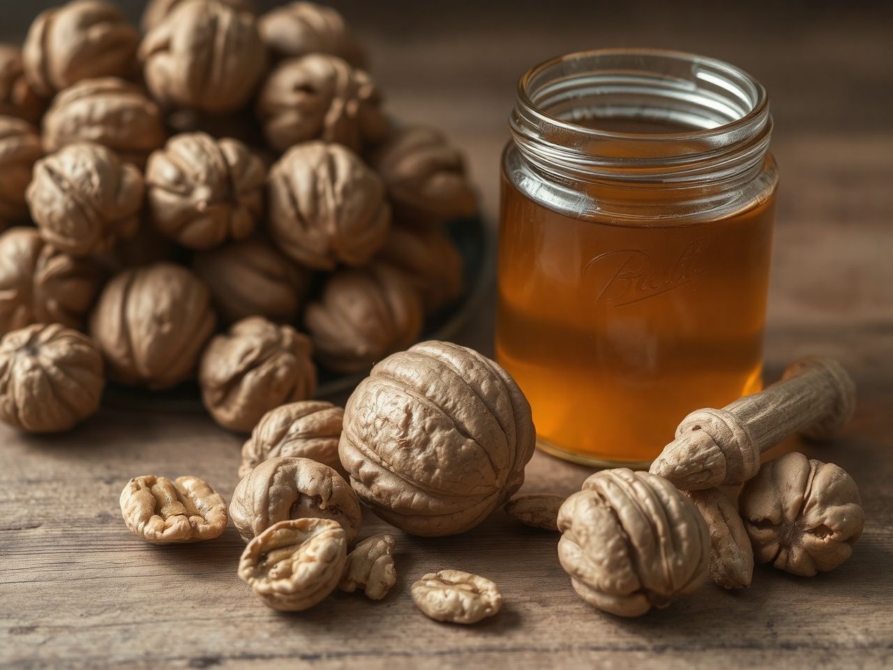 Válassz bio minőségű diót és tiszta, eredeti mézet.