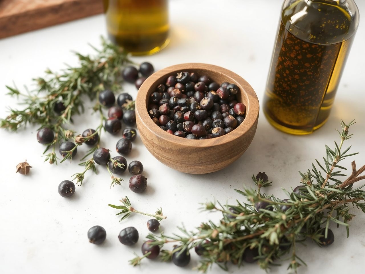 A borókabogyó pikáns aromája gazdagítja húsételek ízét.