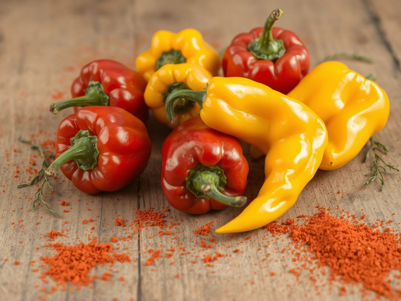 A paprika gazdag C-vitaminban, erősíti az immunrendszert.