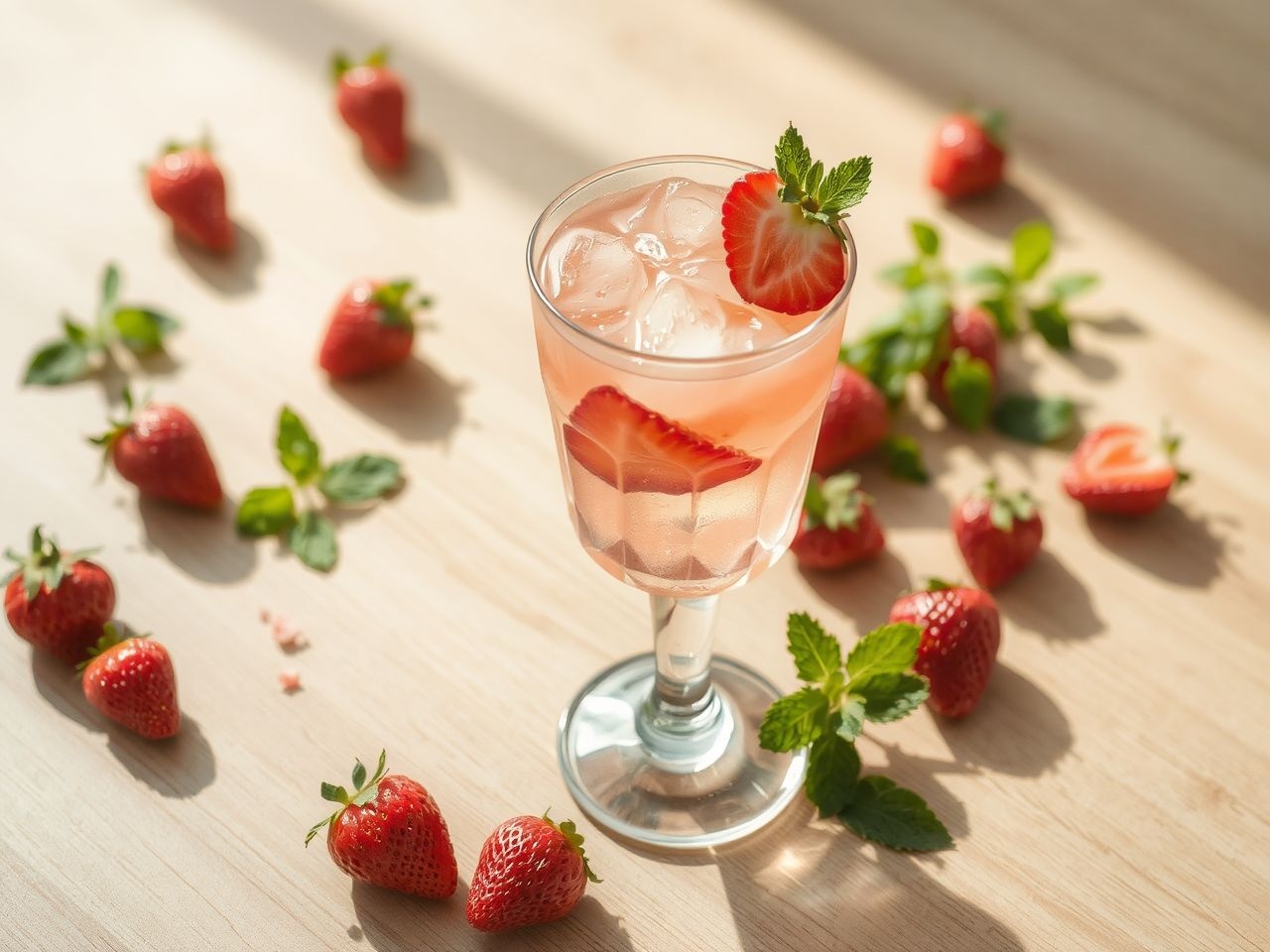 Az alkoholos epres koktélok tökéletes nyári felfrissülést kínálnak.