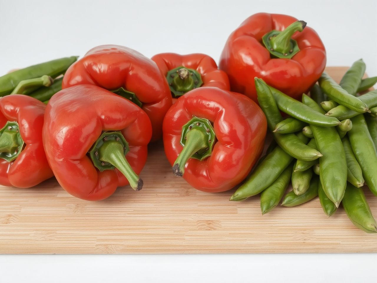 A zöldborsó és paprika gazdag C-vitaminban, erősíti az immunrendszert.