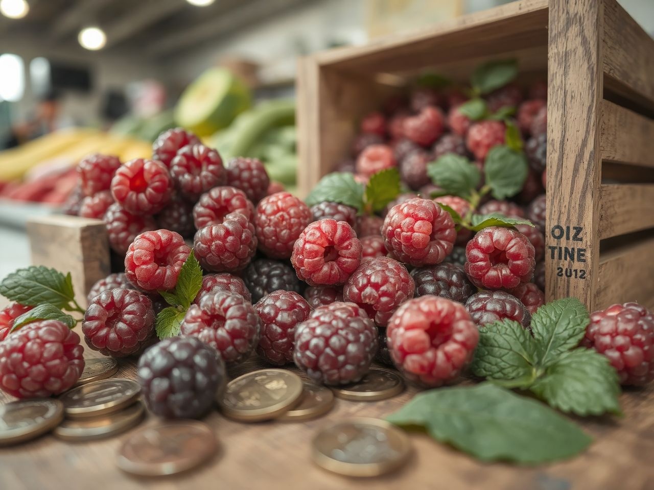 A Polka málna exportja jelentősen növeli Lengyelország gazdasági bevételeit.