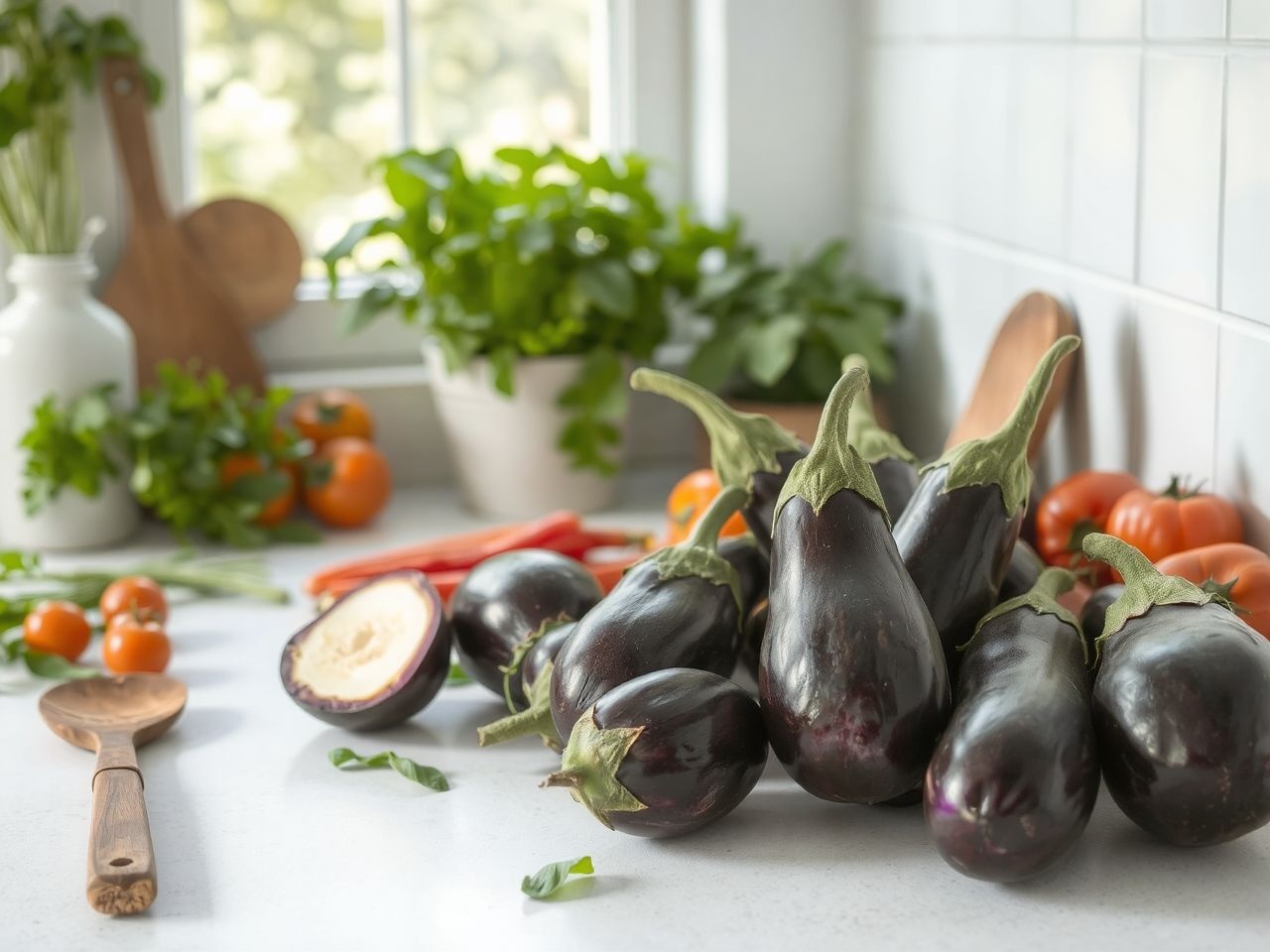 A padlizsán biokerti termésből ízletes ratatouille készíthető.