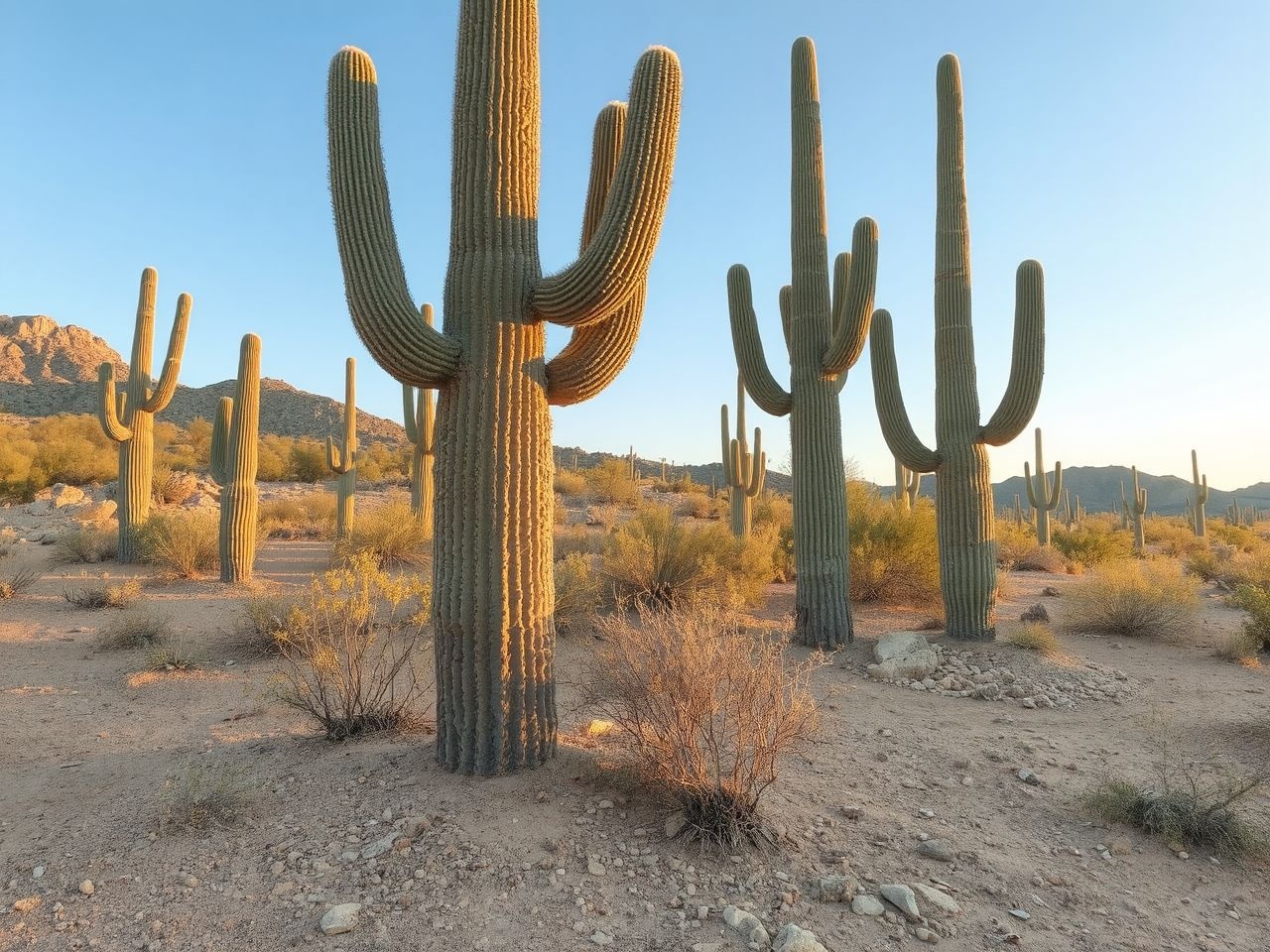 A Sonora sivatagban élő saguaro óriási vízraktár.