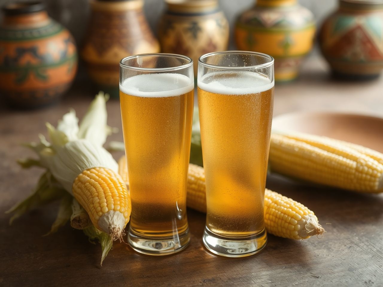 A mexikói lager sörökben a kukorica lágyabbá teszi az ízt.