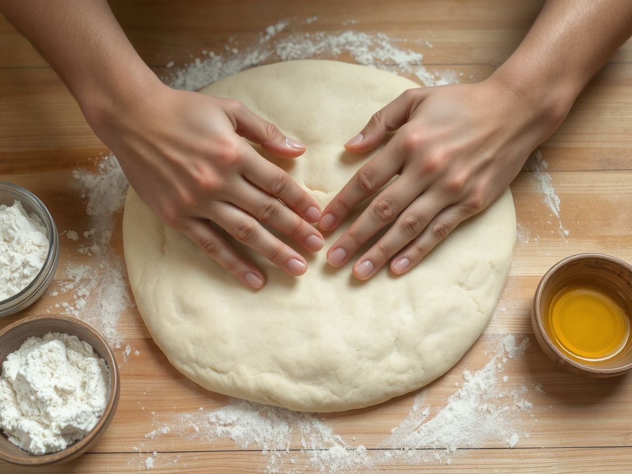 A megfelelő kelesztés puha, levegős pizzaalapot eredményez.