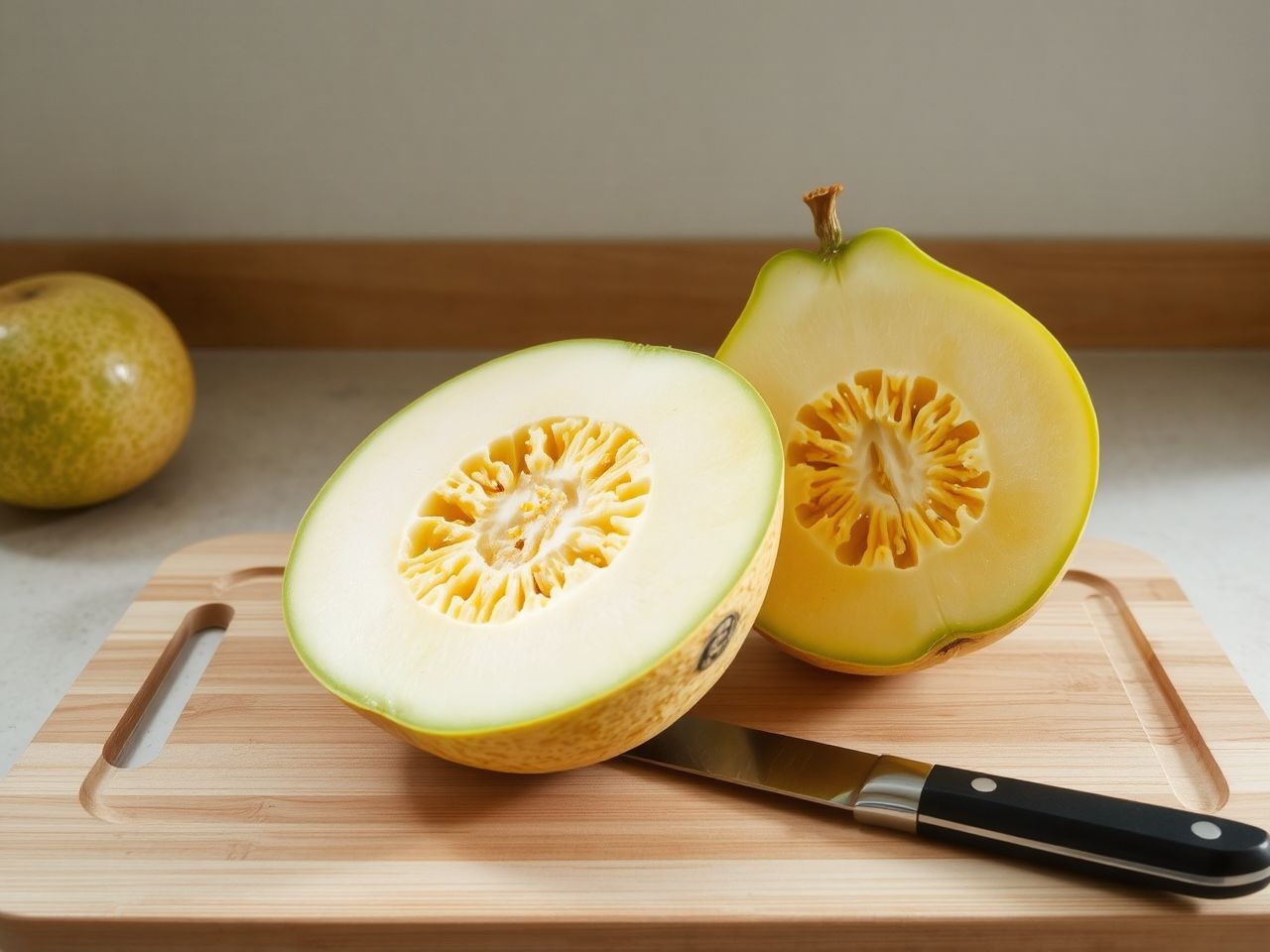 A sárgadinnye puhább héja könnyebb szeletelést tesz lehetővé.