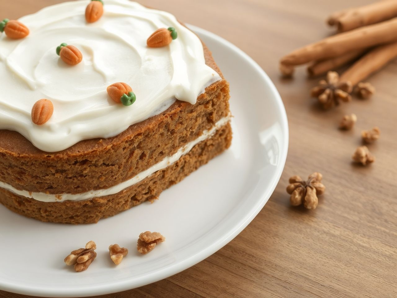 A torta dekorációja ízélményt és látványt egyaránt fokoz.