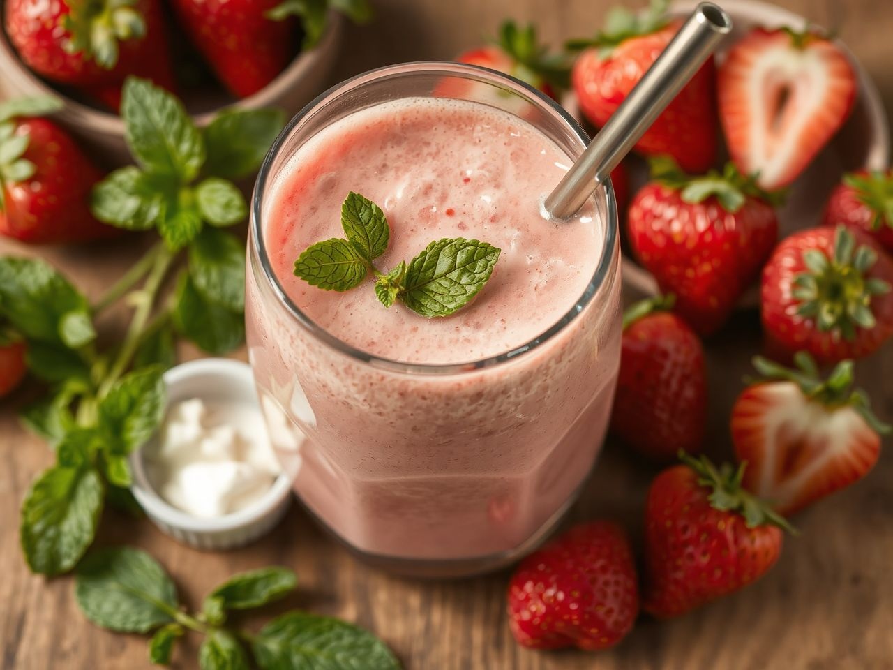 A friss eper és a joghurt aránya a titkos összetevő!