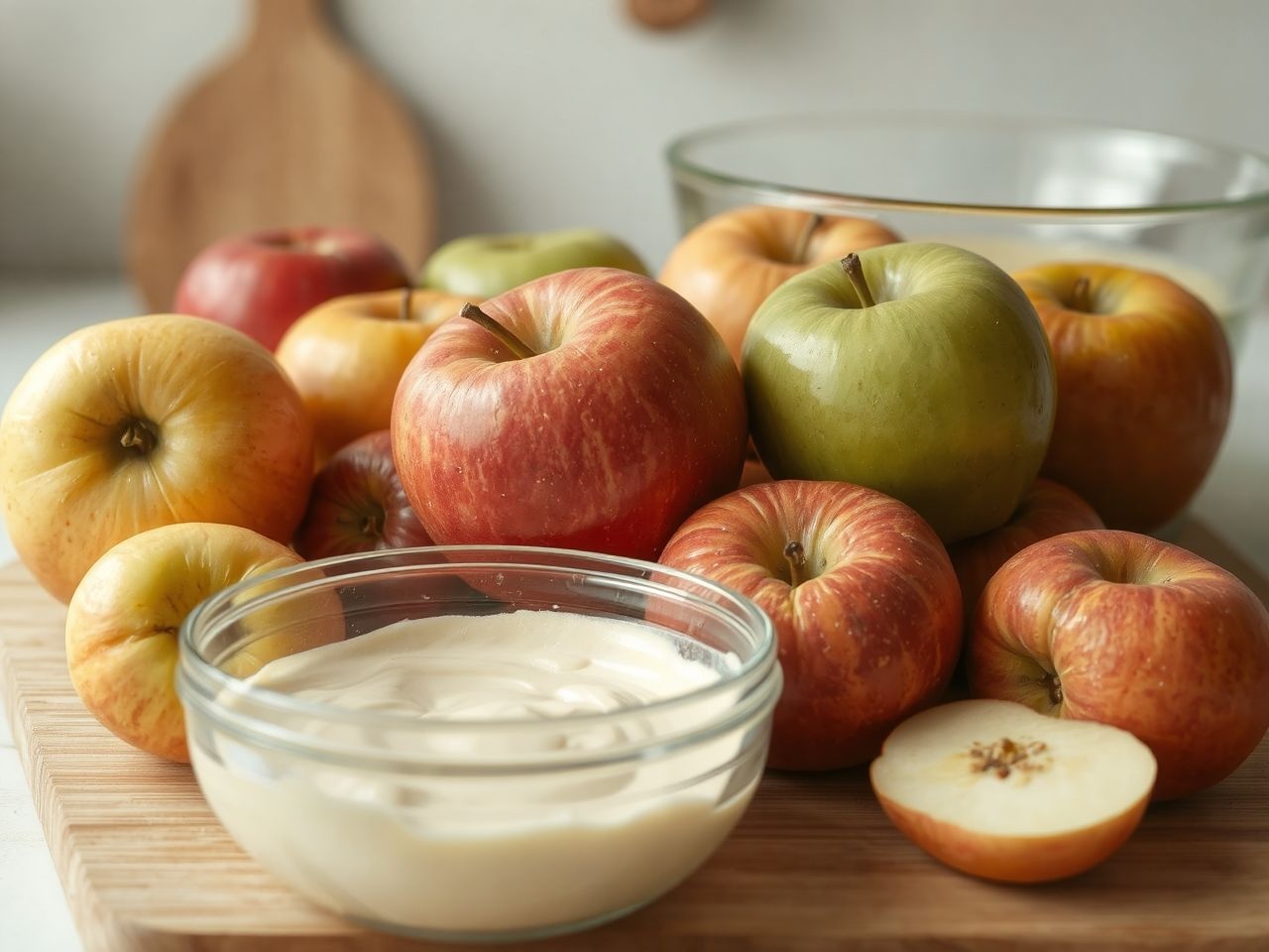 A Granny Smith alma savanykás íze tökéletes palacsintába.