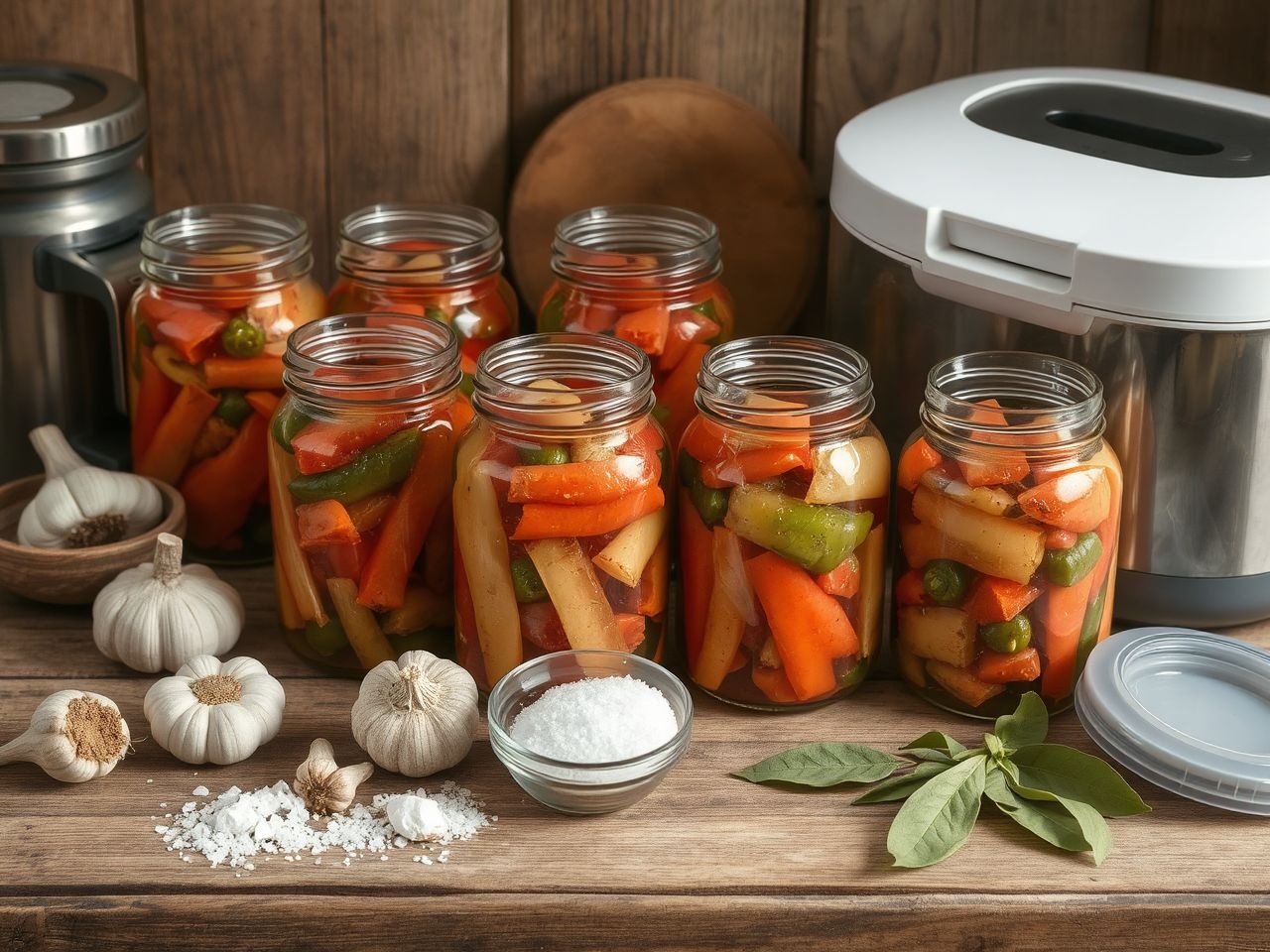 A vákuumzárás megőrzése a paprika ízét és ropogósságát.
