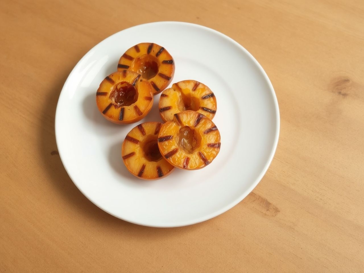 A grillezett sárgabarack íze intenzívebb és karamellizáltabb lesz.