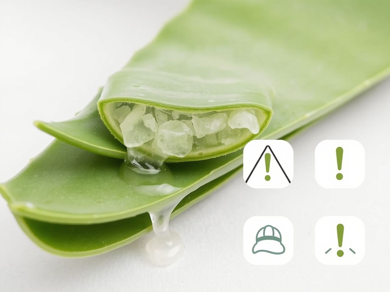 Az Aloe vera allergiás reakciókat és bőrirritációt okozhat.