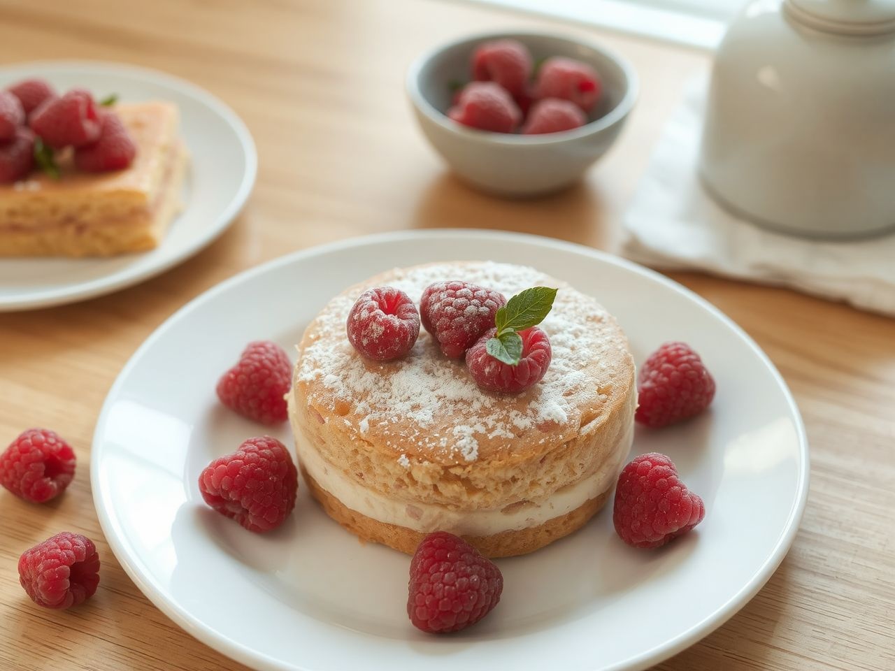 A málna frissessége tökéletesen harmonizál a mascarpone krémmel.
