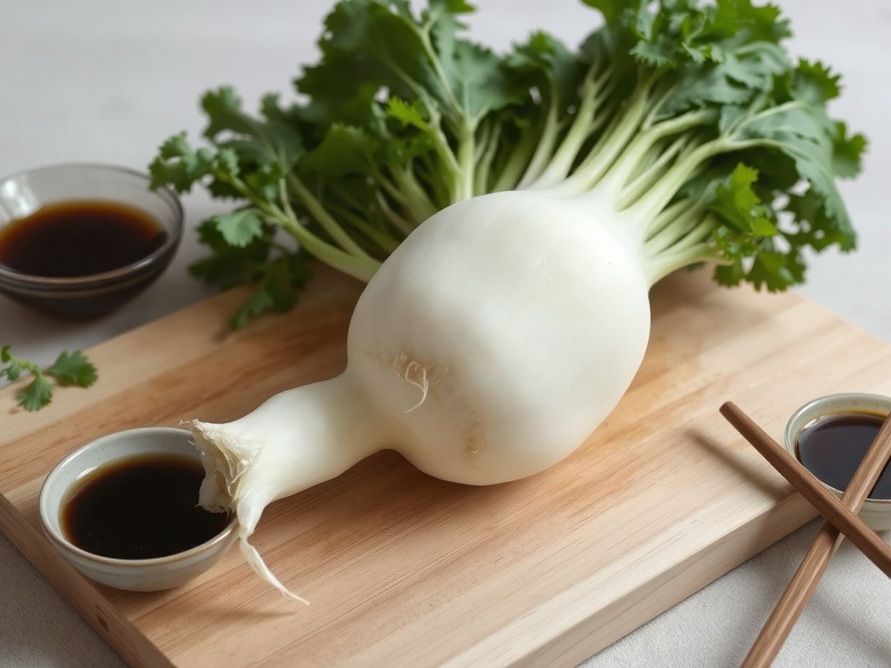 A daikon nagyban gazdagítja az ázsiai leveseket és salátákat.