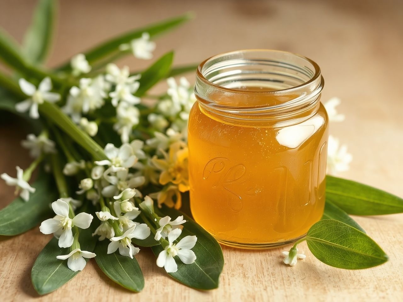 A medvehagyma méz pikáns, fokhagymás aromával gazdagítja a mézet.