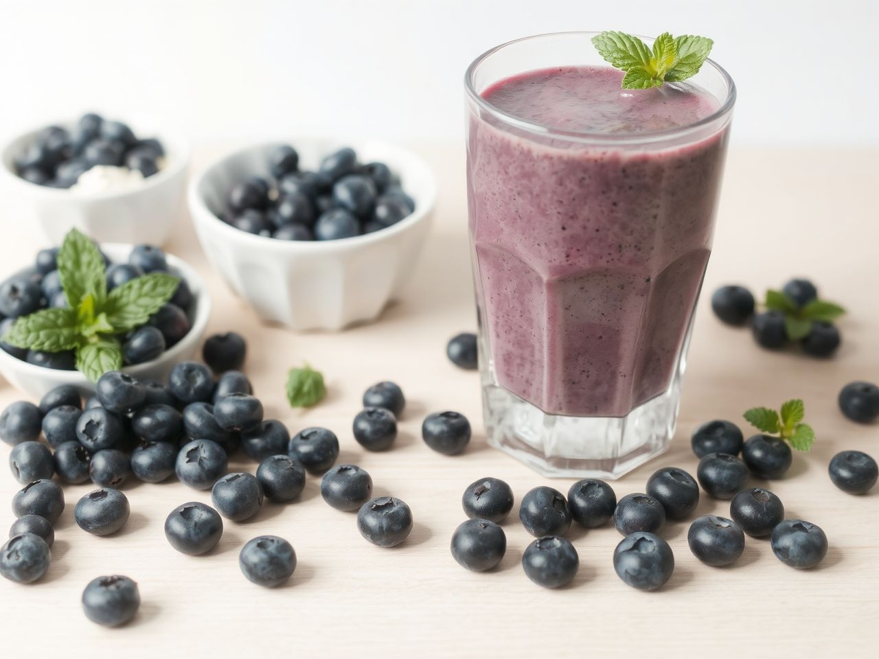 Az áfonyás turmix gazdag antioxidánsokban, erősíti az immunrendszert.
