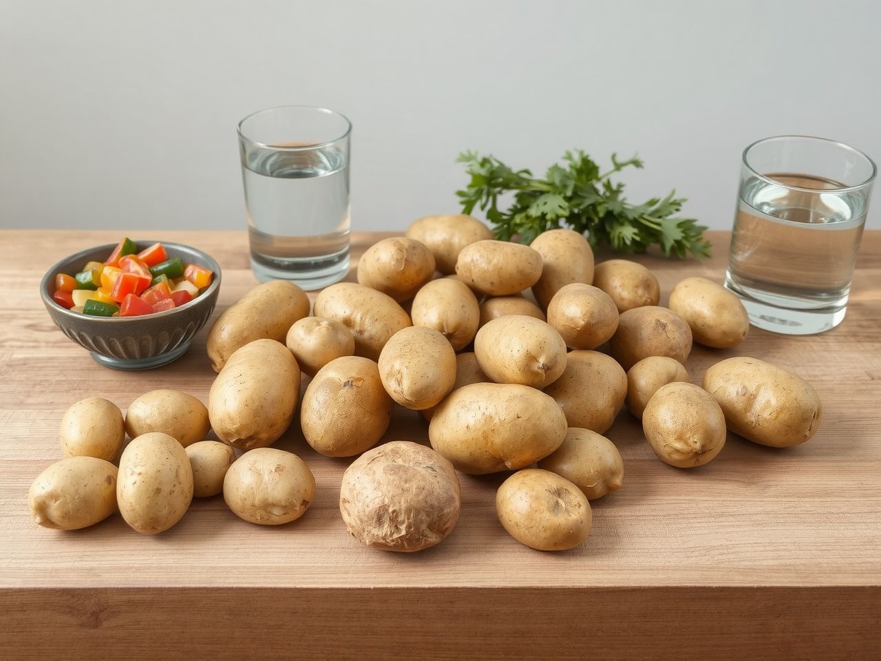 A burgonya gazdag K-vitaminban és emészthető rostokban.