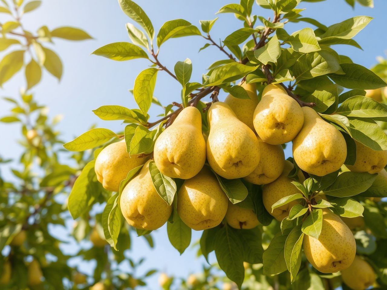 A Citrom körte rendszeres metszést igényel a bőséges termésért.