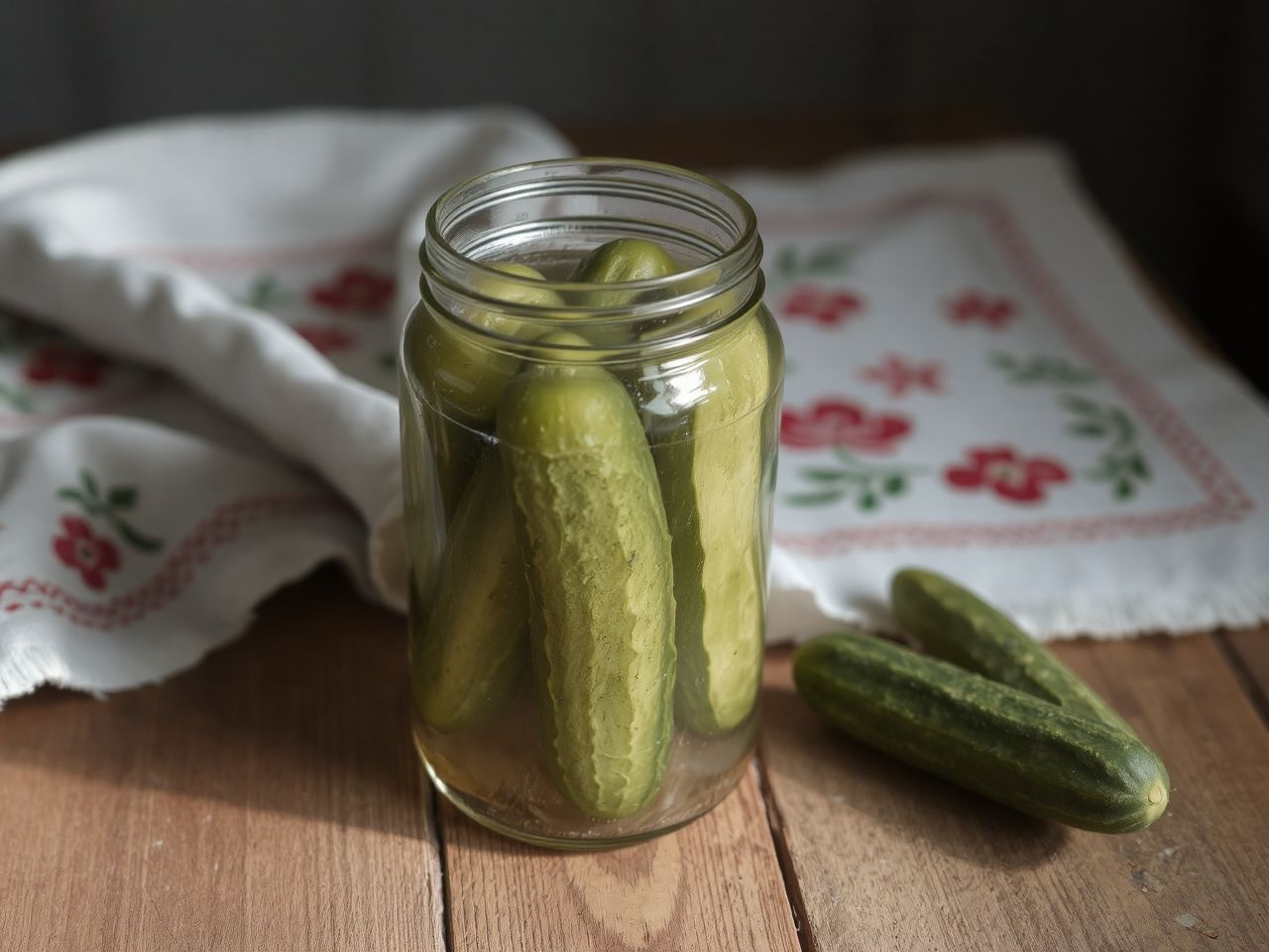 A sós vizes uborka tradicionális magyar gasztronómiai vendégszeretet jelképe.