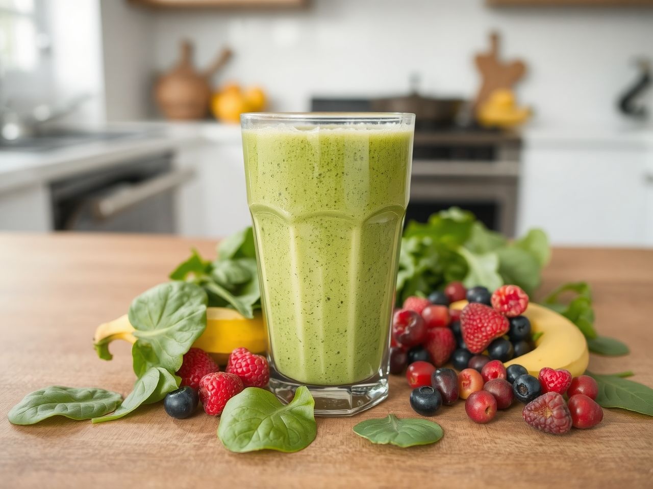 A spenótos turmix gazdag vasban és antioxidánsokban.