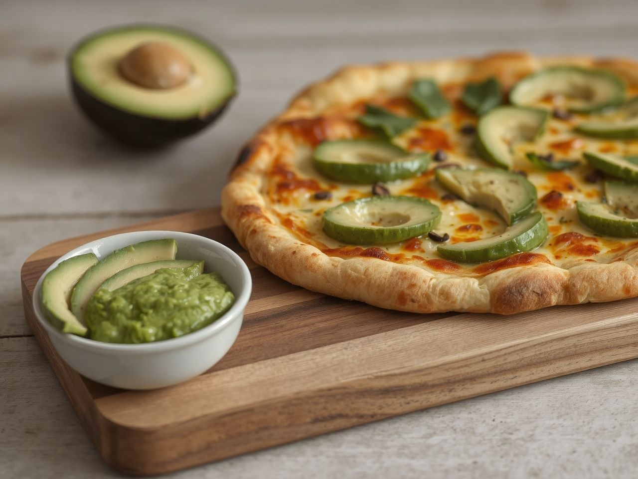 Az avokádót pizza tetejére sütés után tegyük rá.