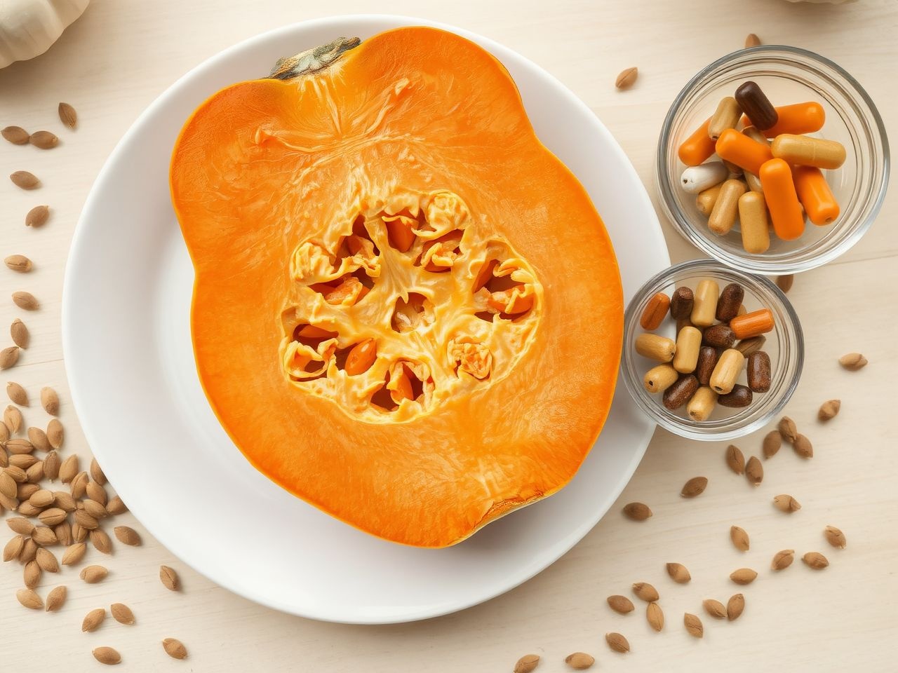 A Hokkaido tök gazdag antioxidánsokban, támogatja az immunrendszert.