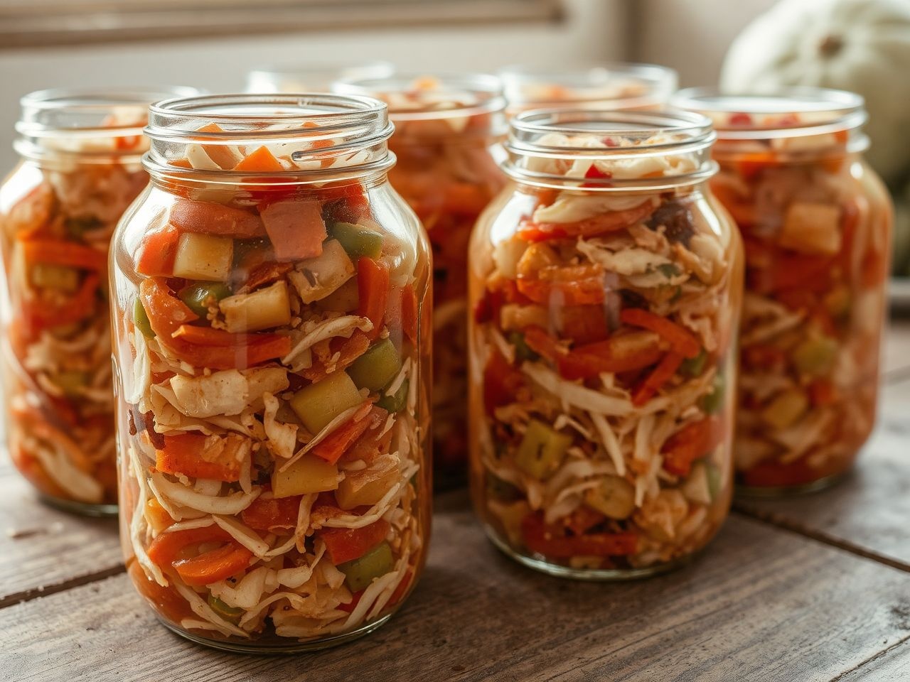 A káposztás paprika ízvilága a savanyítás során mélyül.