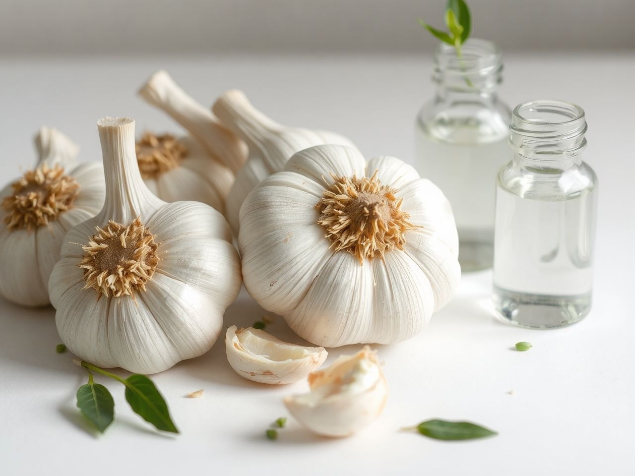 Az allicin erős antioxidáns és természetes antibakteriális hatású.