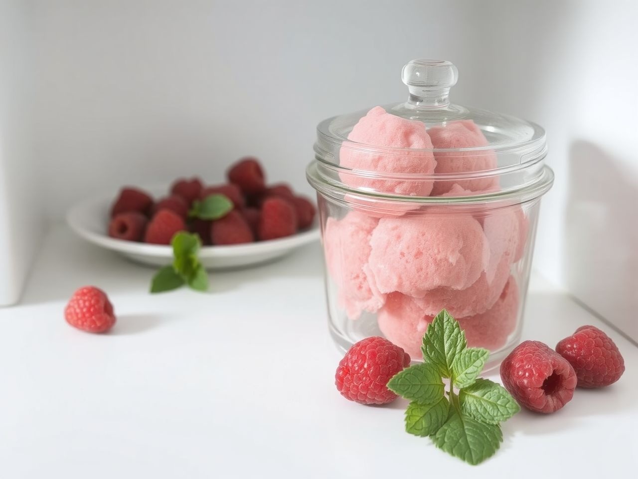 A házi sorbet jégmentesen, légmentesen tárolva hetekig friss marad.
