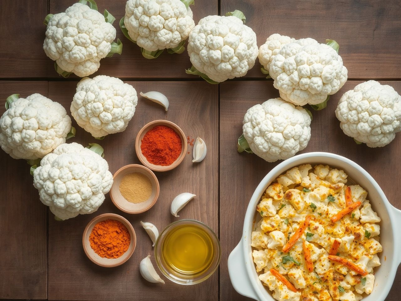 A karfiolt Ázsia, Európa és Amerika szívesen használja.