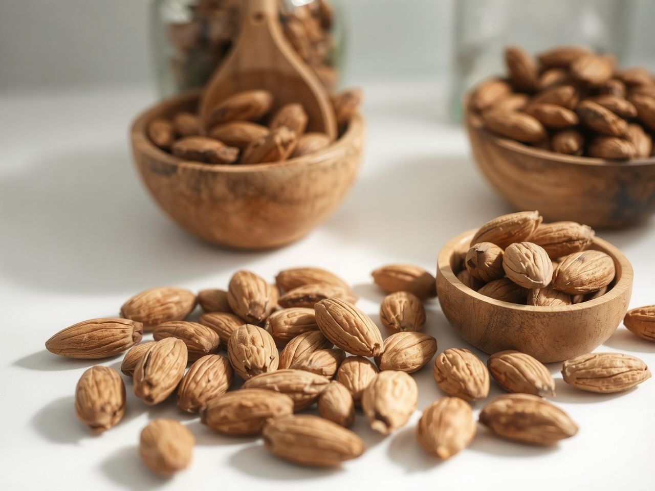 A mandulát áztatás előtt mindig alaposan válogasd át.