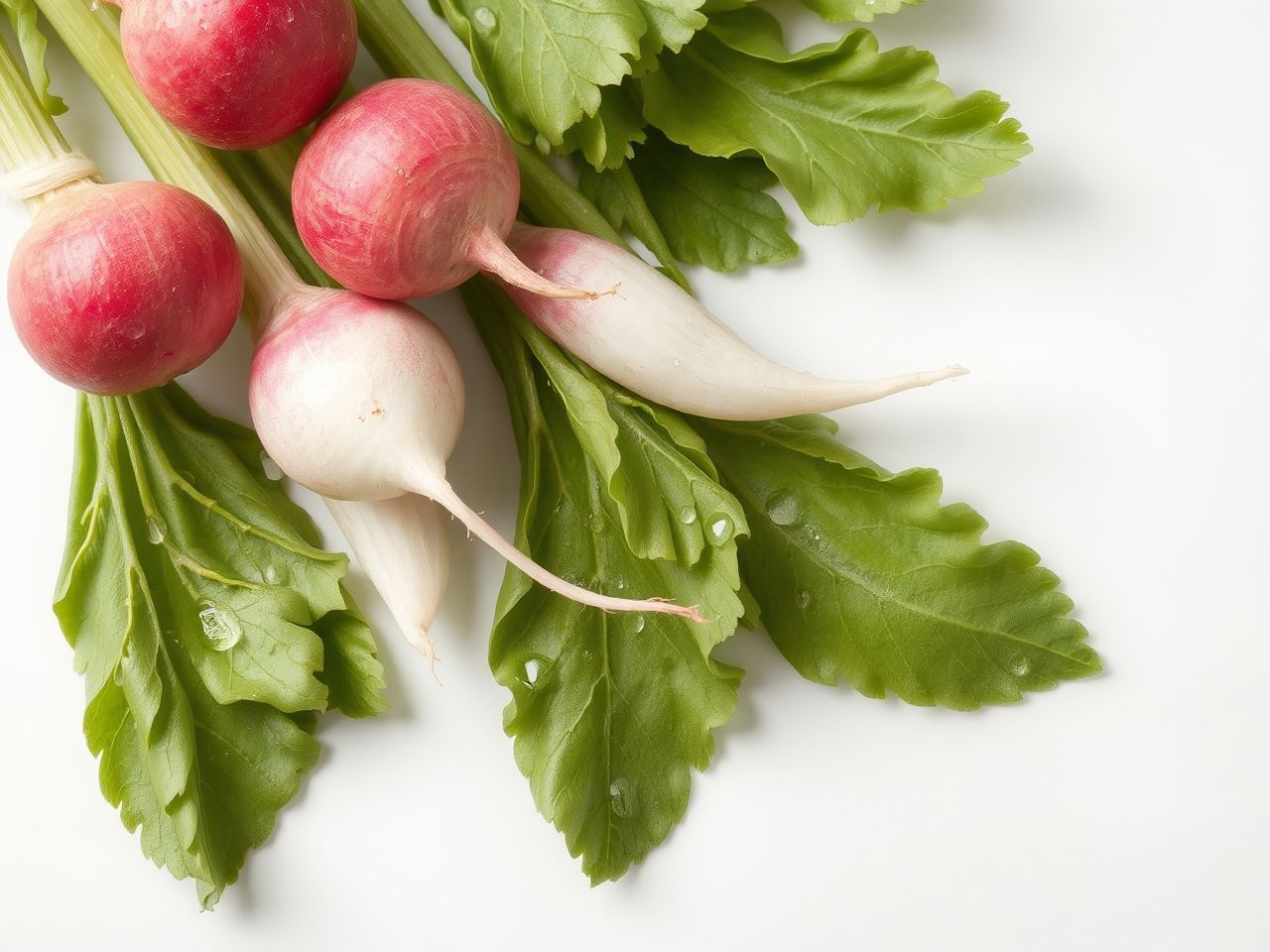 A retek levele gazdag C-vitaminban és antioxidánsokban.