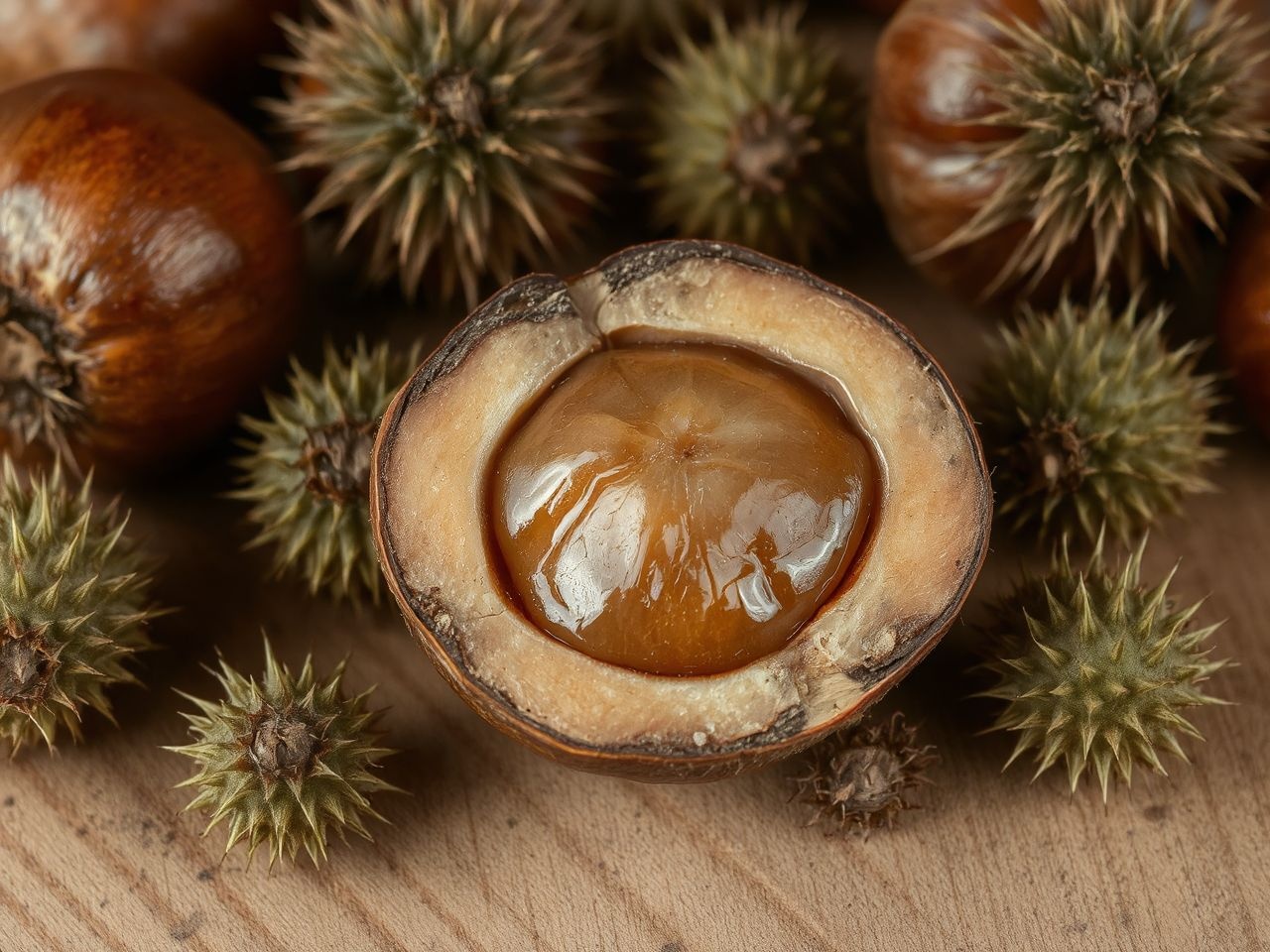 A szelídgesztenye termése ehető, a vadgesztenyéé mérgező.