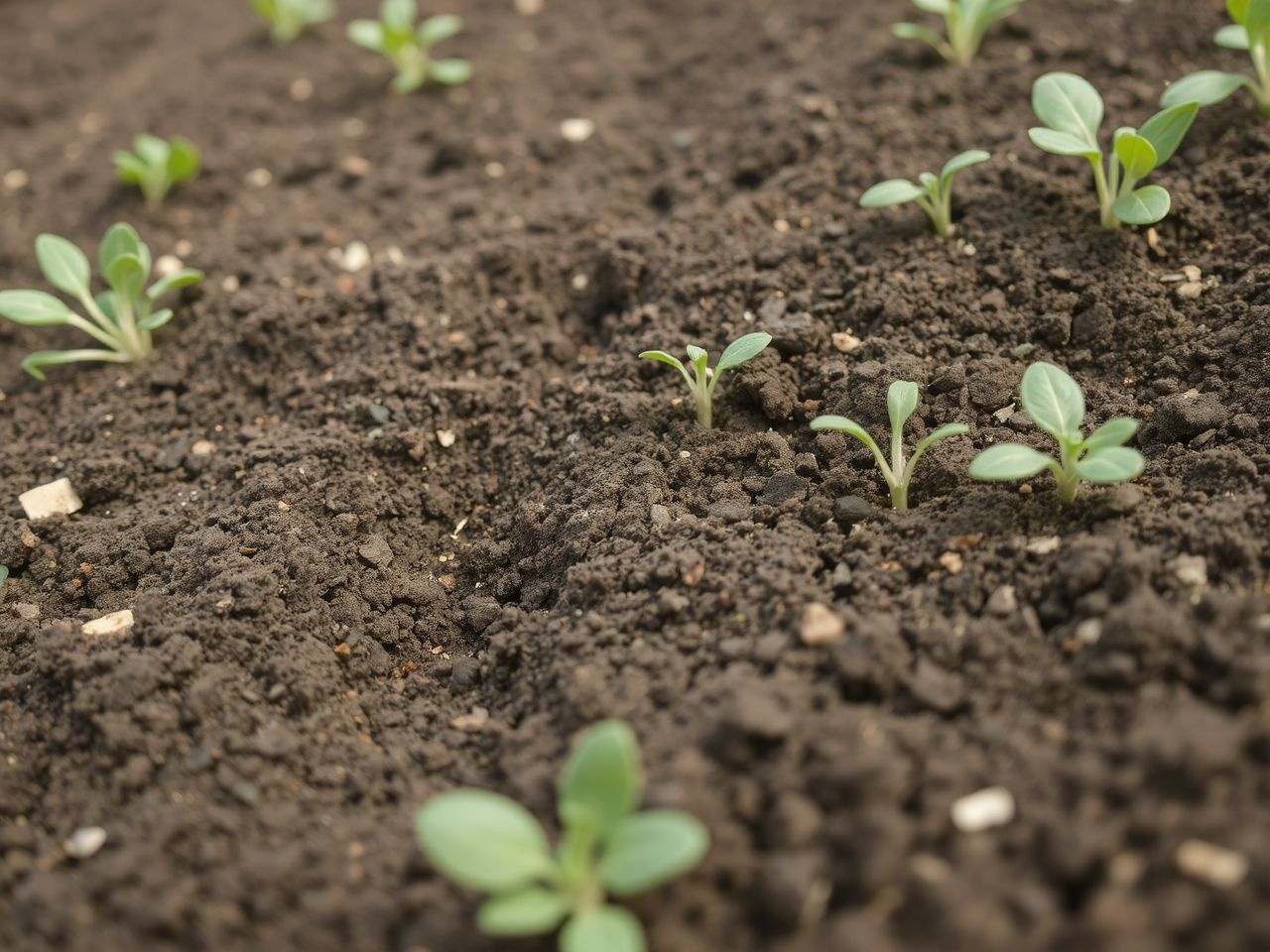A vetés optimális mélysége 1-2 cm a sikerért.
