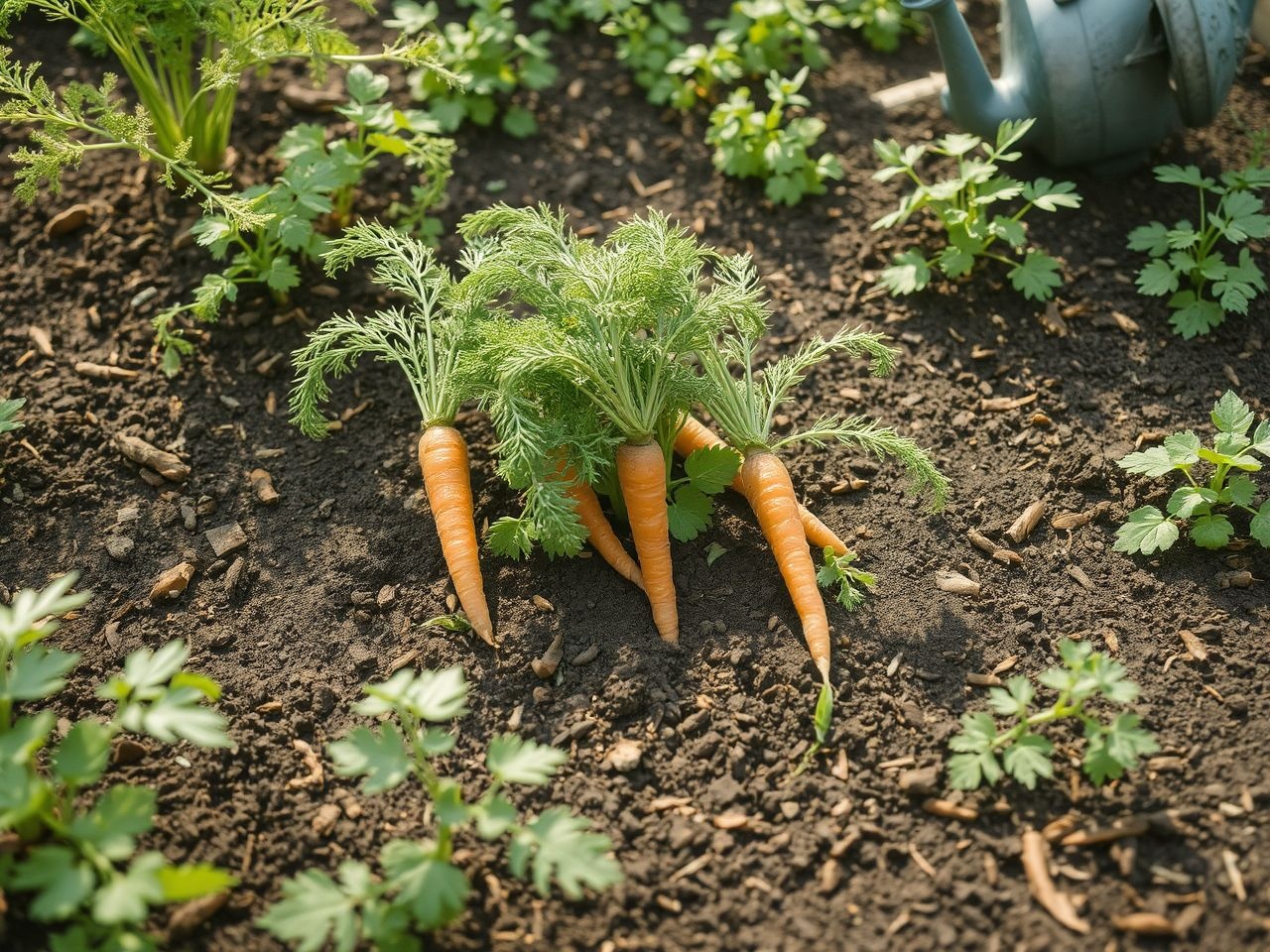 Rendszeres vetésforgó csökkenti a sárgarépa betegségek kockázatát.