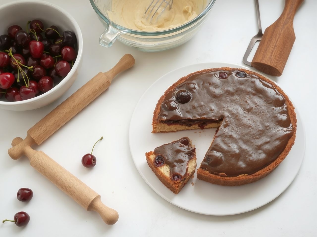 A Pándi meggytorta titkos összetevője a friss erdei meggy.