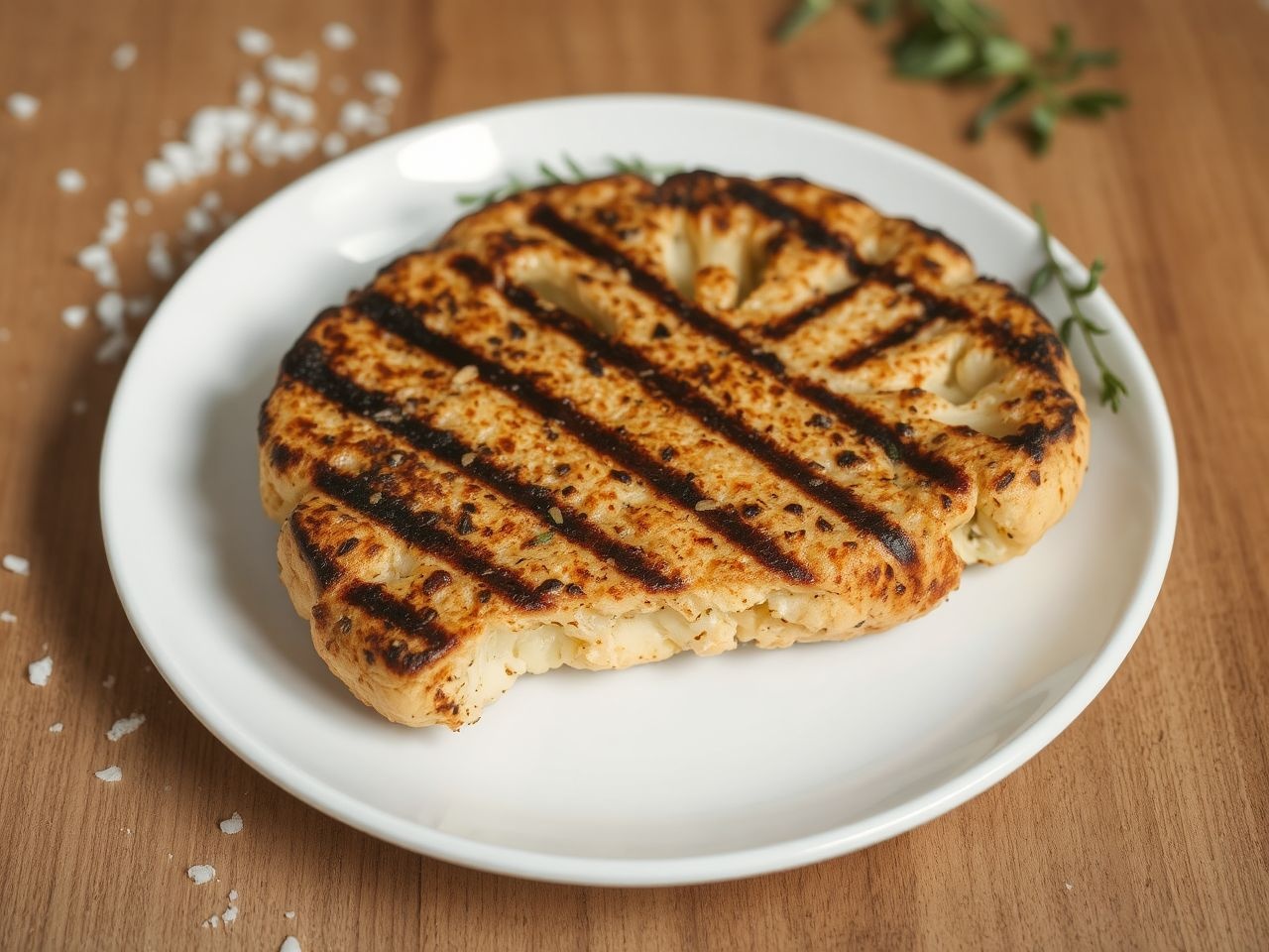 Ne feledd alaposan megszárítani a karfiolt grillezés előtt!