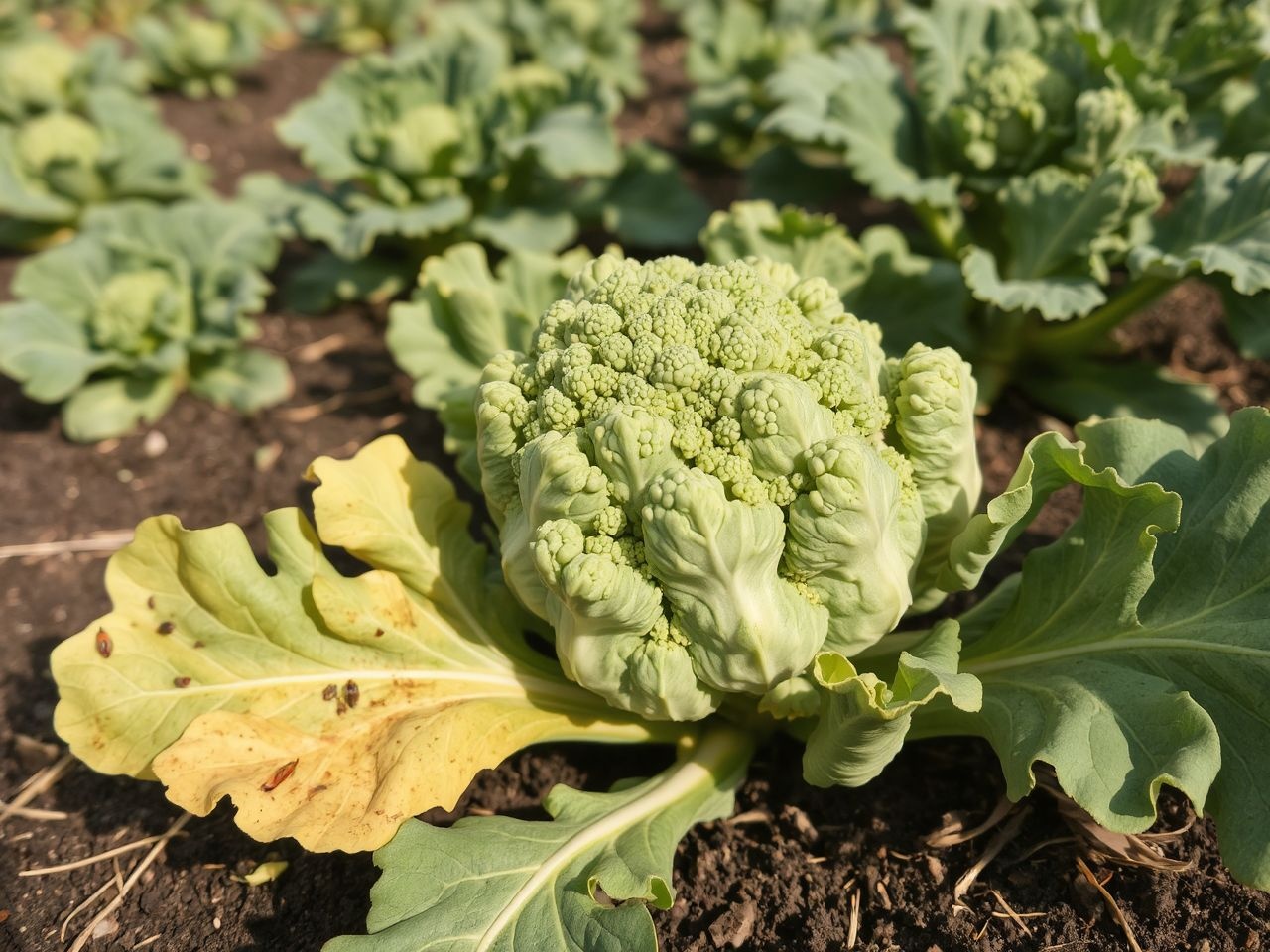 A túlöntözés gyakori hiba, stresszt okoz a brokkolinak.