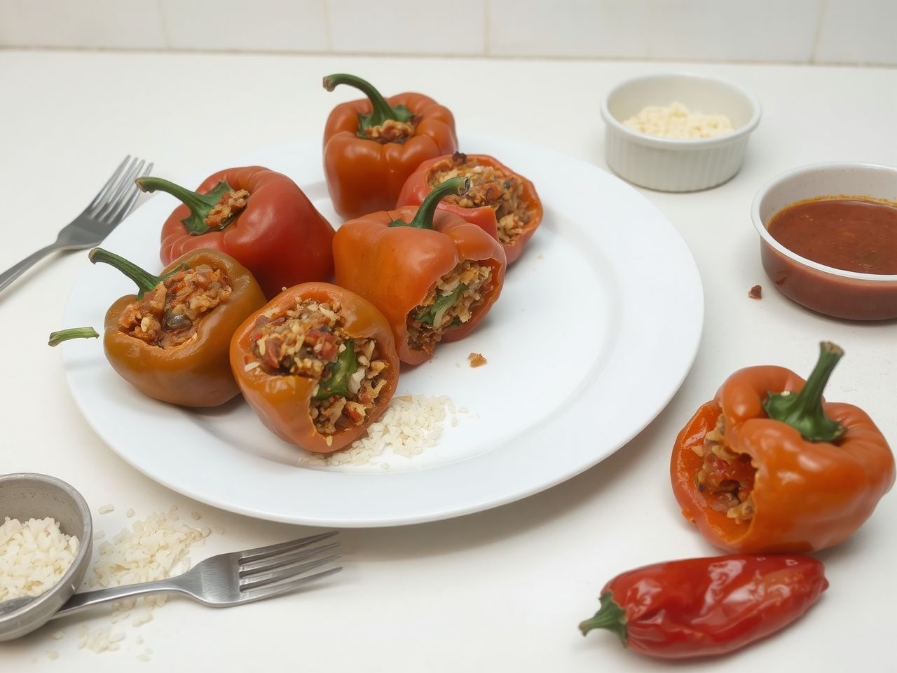 A töltött paprika túl sós lesz, ha nem mérjük az összetevőket.