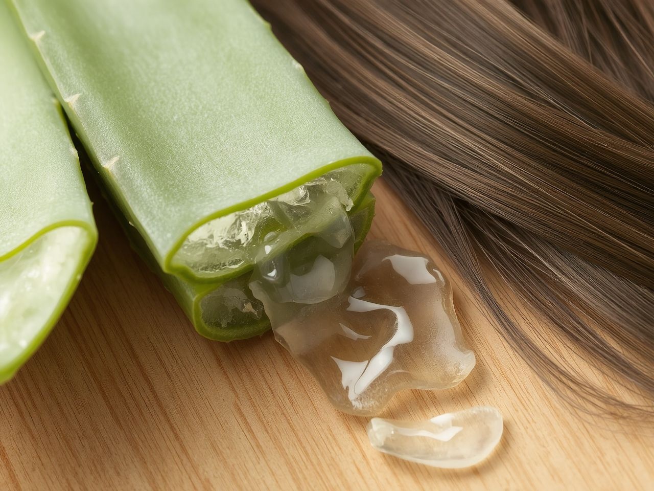 Az aloe vera serkenti a haj növekedését és tisztítja a fejbőrt.